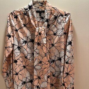 Banana Republic Floral Blouse with Front Tie - Small - New in Perfect Condition